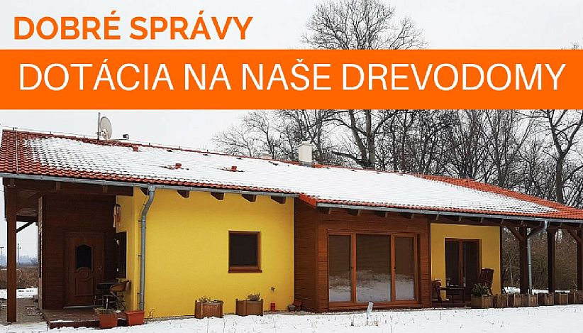 Dotácia na drevodomy